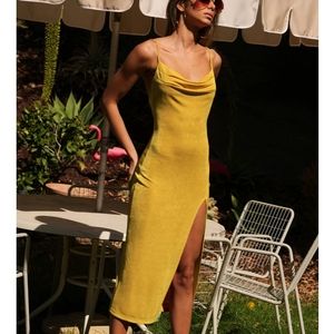 Runaway the label Slinky Slip dress